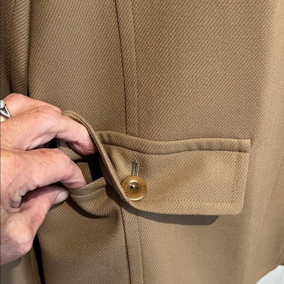 Talbots‎ Tan Wool Button Down Lined Blazer Size 16 - Picture 5 of 12